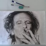 Portret Keith Richards