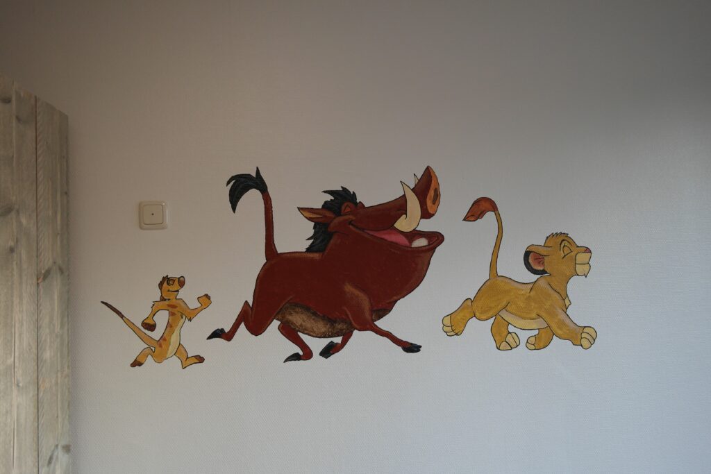Disney muurschildering ASVZ sliedrecht