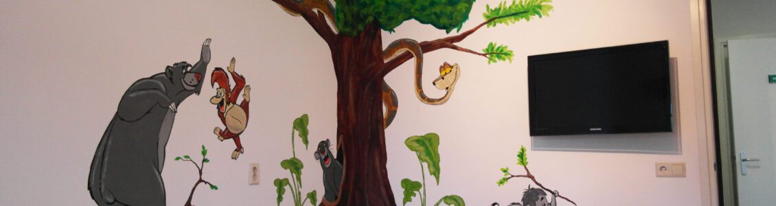 Junglebook muurschildering Goirle