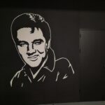 Elvis muurschildering Gorinchem
