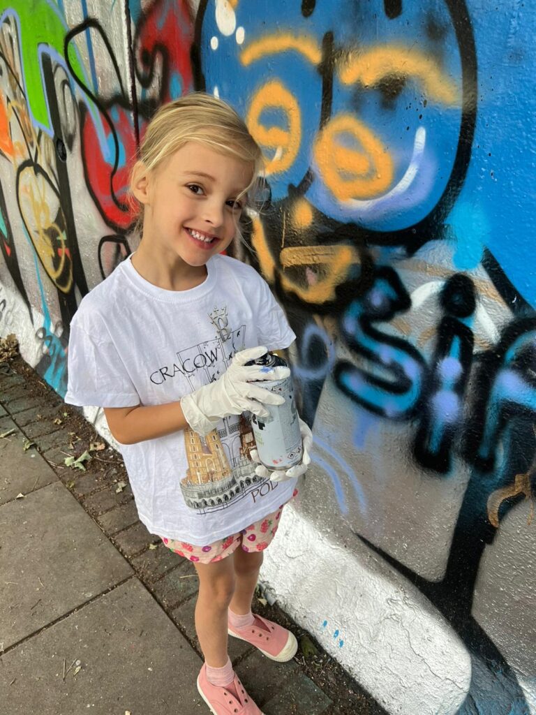 Even lachen bij graffiti workshop tilburg