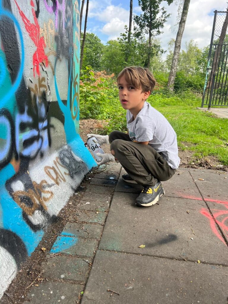 Wat zullen we eens gaan doen? bij Graffiti workshop tilburg