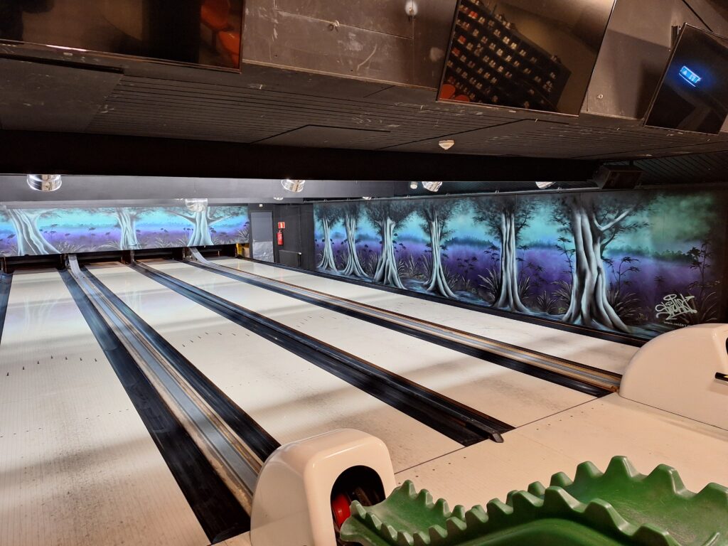 Bowlingbaan overview Roompot vakantiepark